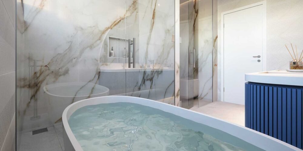 Banheiro da Suíte Master do Belvedere Beach House