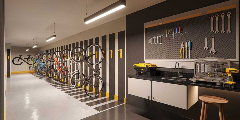 Bicicletário do Belvedere Beach House