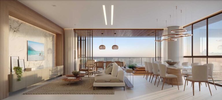 Living Integrado do Belvedere Beach House