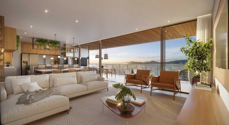 Living Integrado do Belvedere Beach House