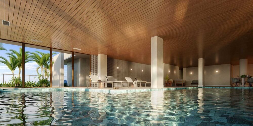 Piscina Coberta Aquecida do Belvedere Beach House