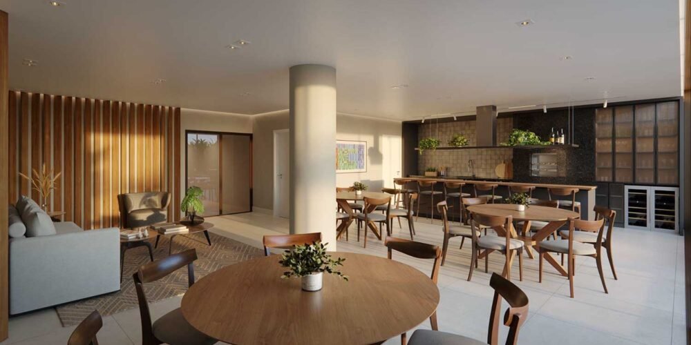 Salão Gourmet do Belvedere Beach House