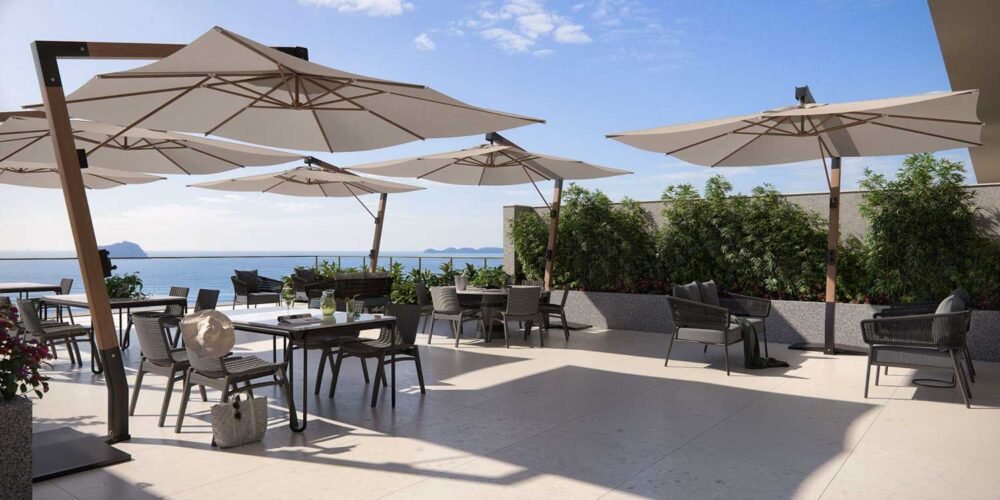 Salão de Festas no Terraço do Belvedere Beach House