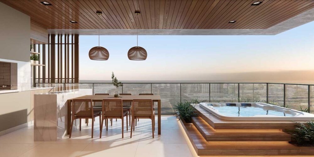 Varanda Gourmet do Belvedere Beach House