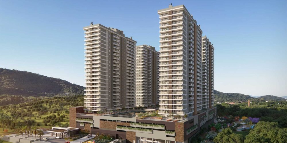Fachada Diurna do Landscape Home Club