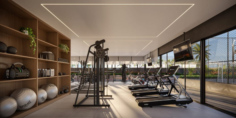 Academia equipada do Orla da Barra