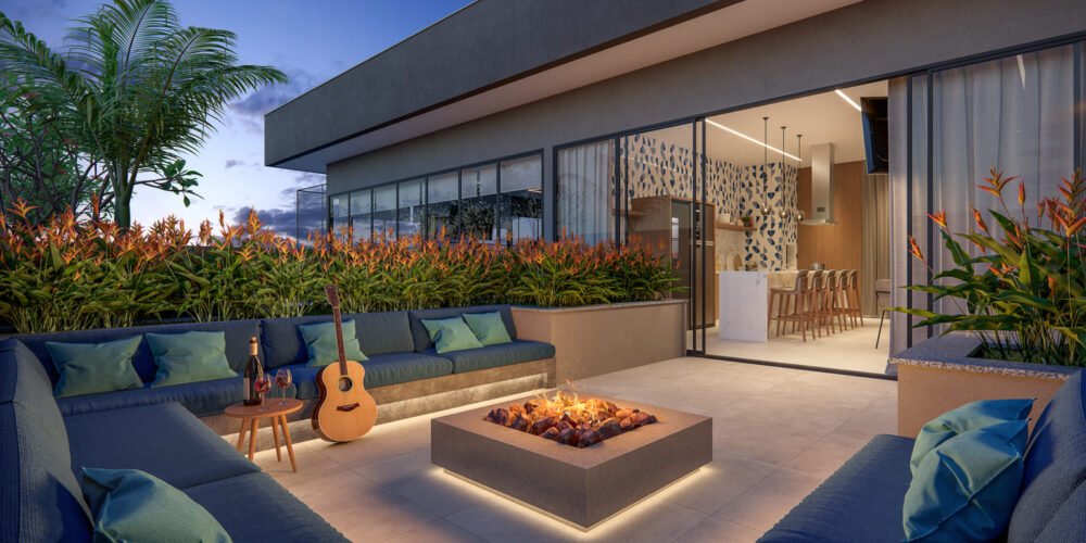 Fire Place do Orla da Barra