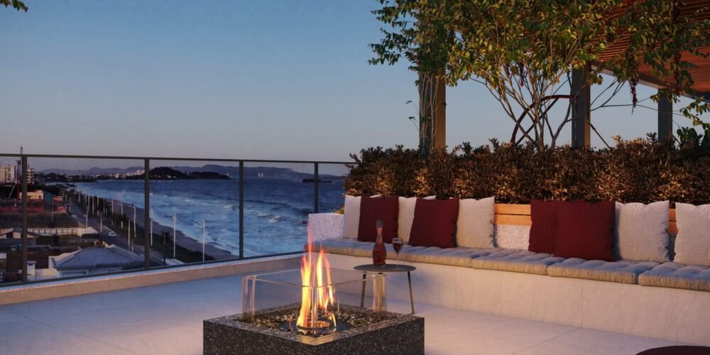 Fireplace do Farol da Barra Home Club