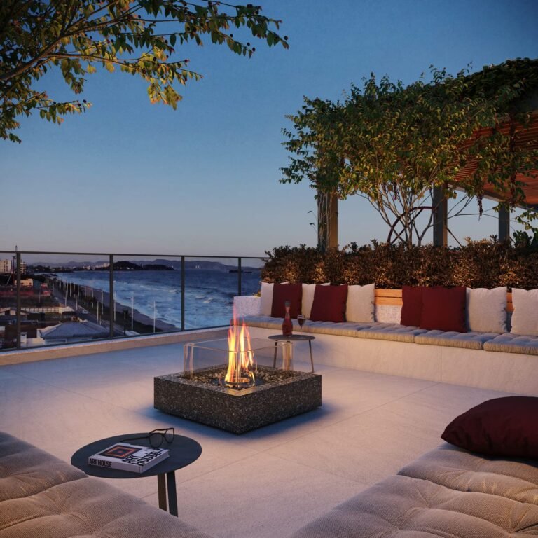 Fireplace do Farol da Barra Home Club