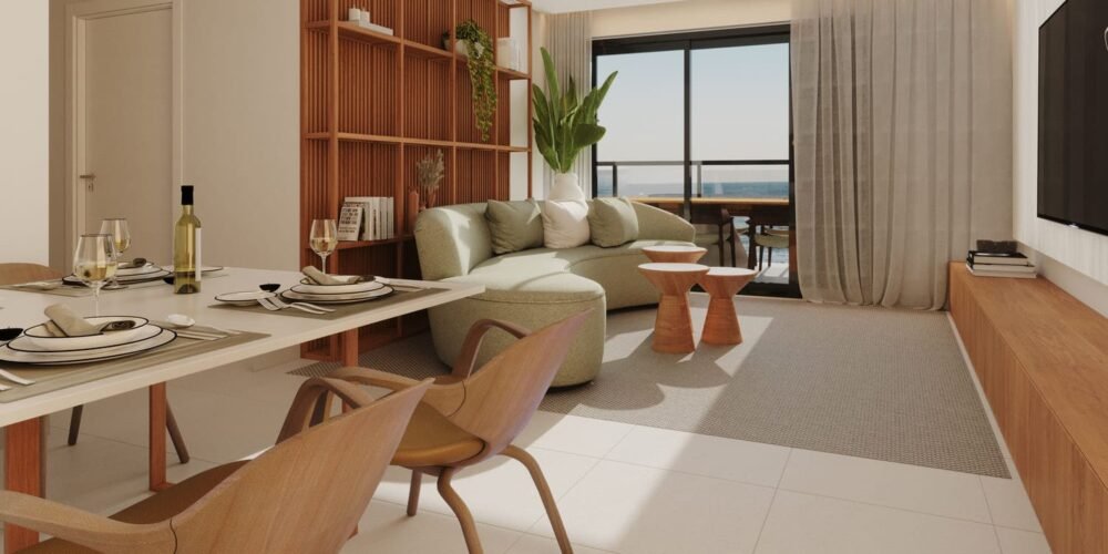 Living 1702 do Farol da Barra Home Club