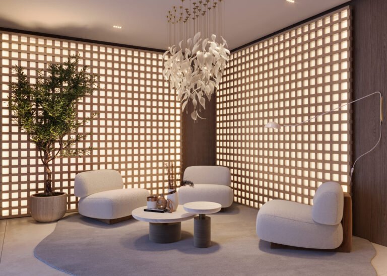 Hall de Entrada do Grace Bay Residence