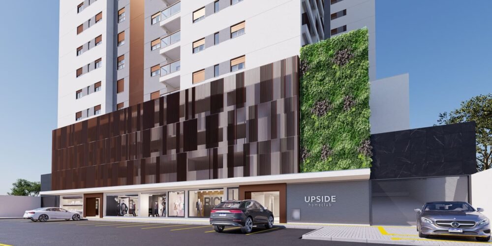 Fachada Mall do Upside Home Club