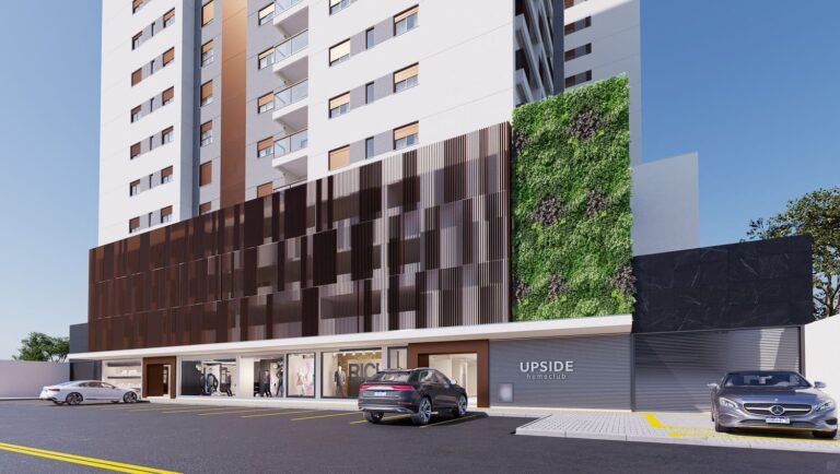 Fachada Mall do Upside Home Club