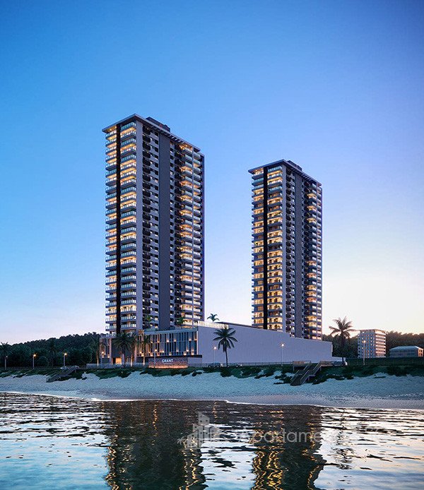 Grant Home Club visto do mar